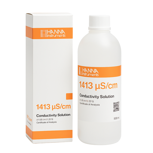 Hanna Conductivity Solution 1413 μS/cm, 500 ml