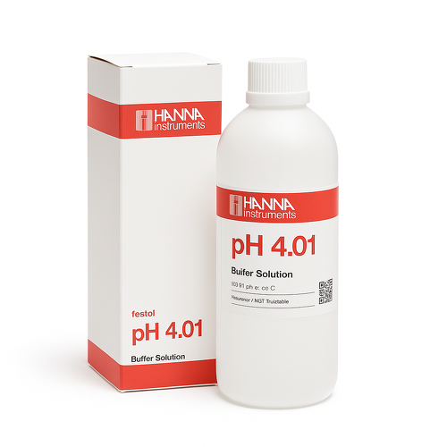 Hanna Calibration fluid pH 4.01 bottle 500ml.