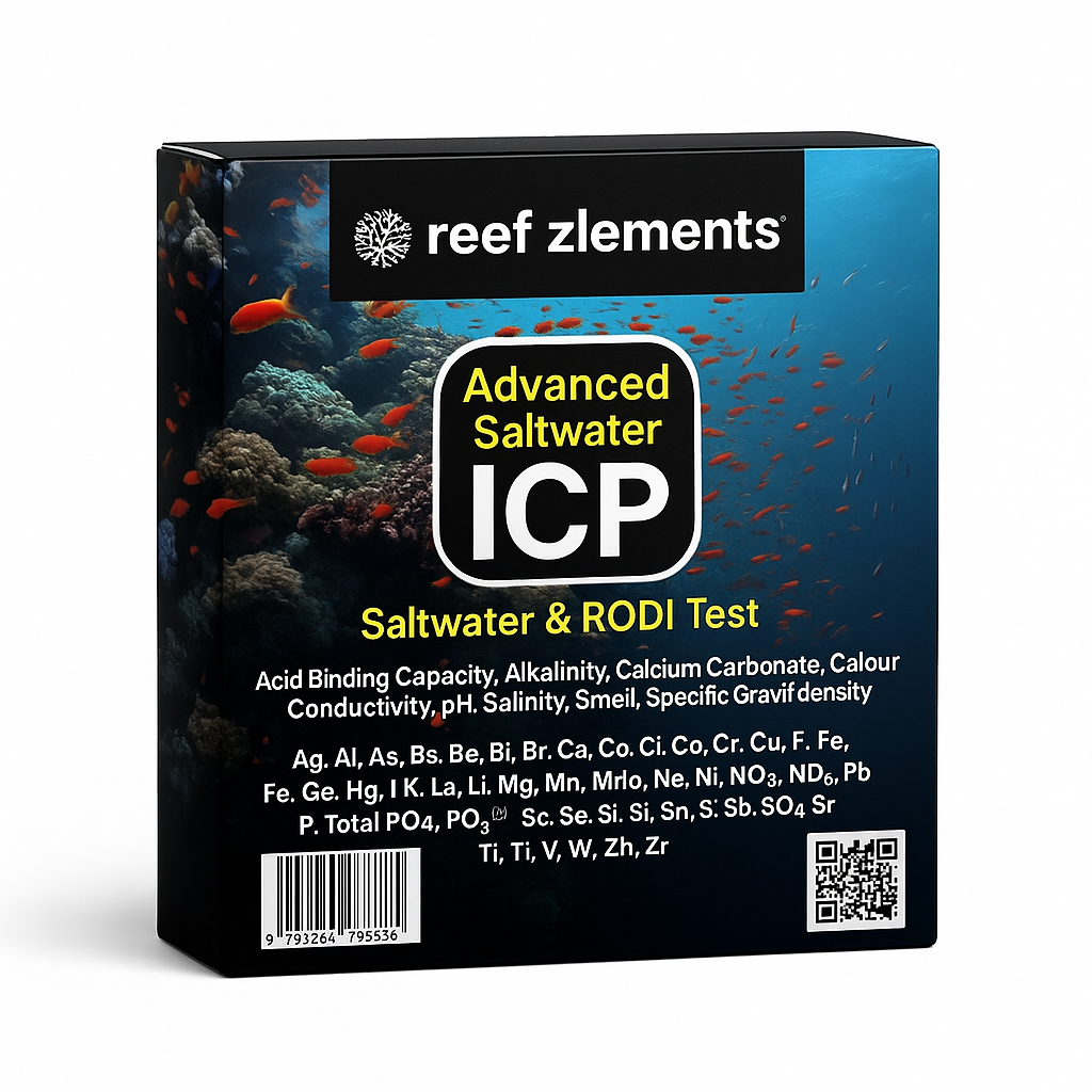 Reef Zlements ICP Test (RODI + Saltwater)