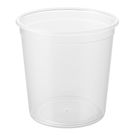 Transparent cup - 1000 cc